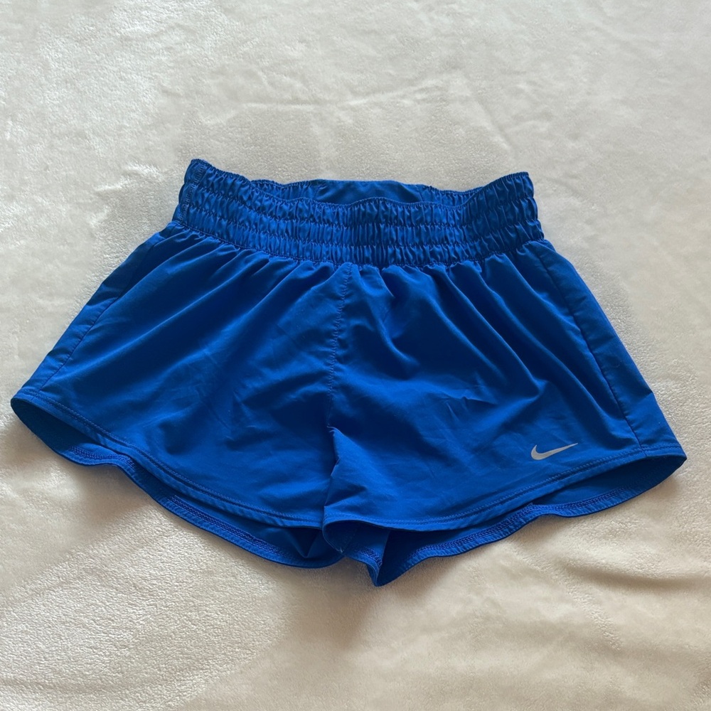 Nike Women's Vibrant Blue Athletic Shorts